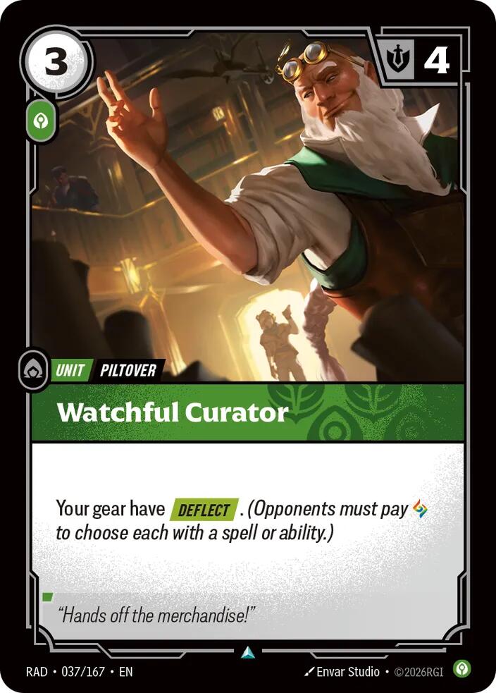 Watchful Curator 037/167 (Radiance)  - Foil