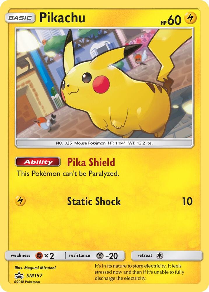 2016 Pokemon SM Promos SM157 Pikachu - SM157 Promo