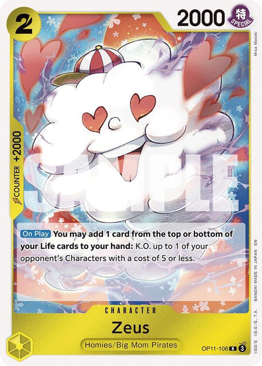 Zeus OP11-106 (A Fist of Divine Speed)  - Foil