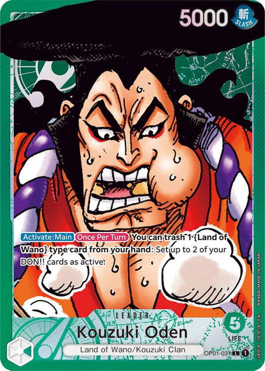 Kouzuki Oden OP01-031 (Romance Dawn)  - Alternate Art Foil