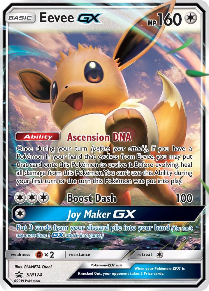 2016 Pokemon SM Promos SM174 Eevee GX - SM174 Promo