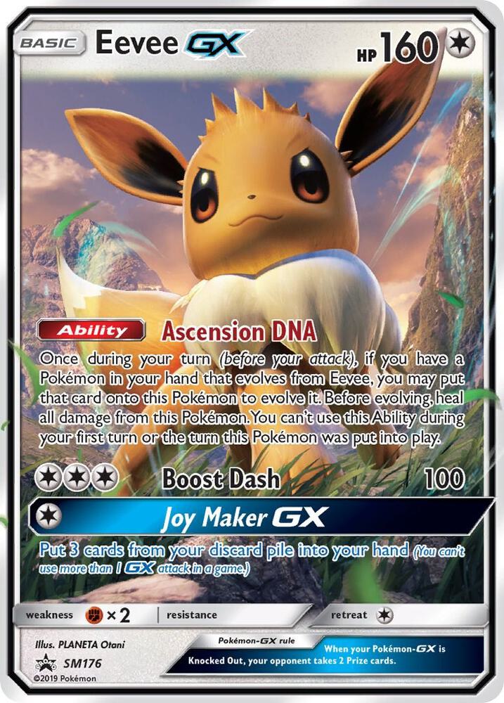 2016 Pokemon SM Promos SM176 Eevee GX - SM176 Promo
