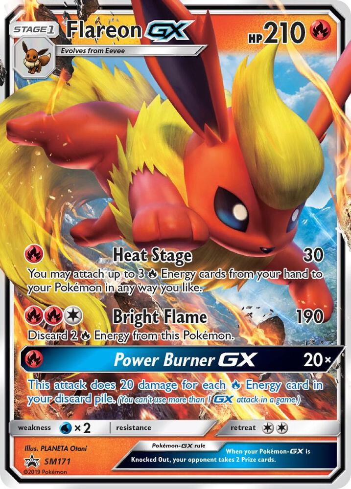 2016 Pokemon SM Promos SM171 Flareon GX - SM171 Promo