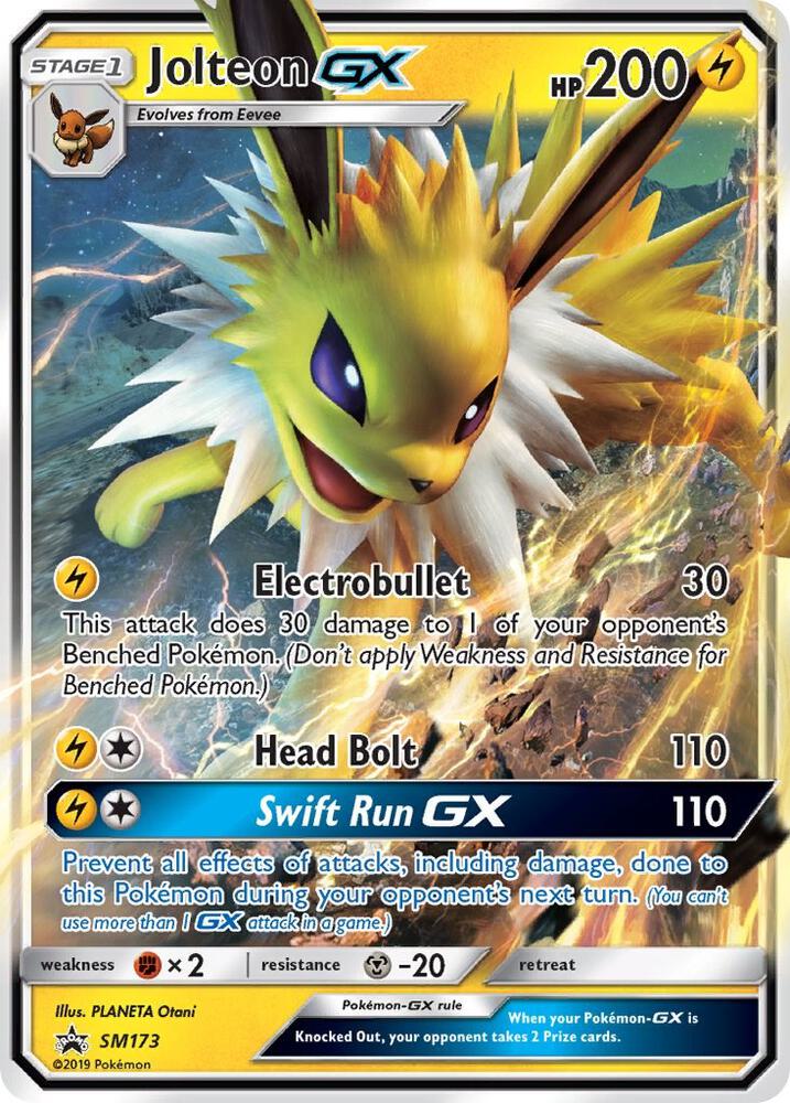 2016 Pokemon SM Promos SM173 Jolteon GX - SM173 Promo