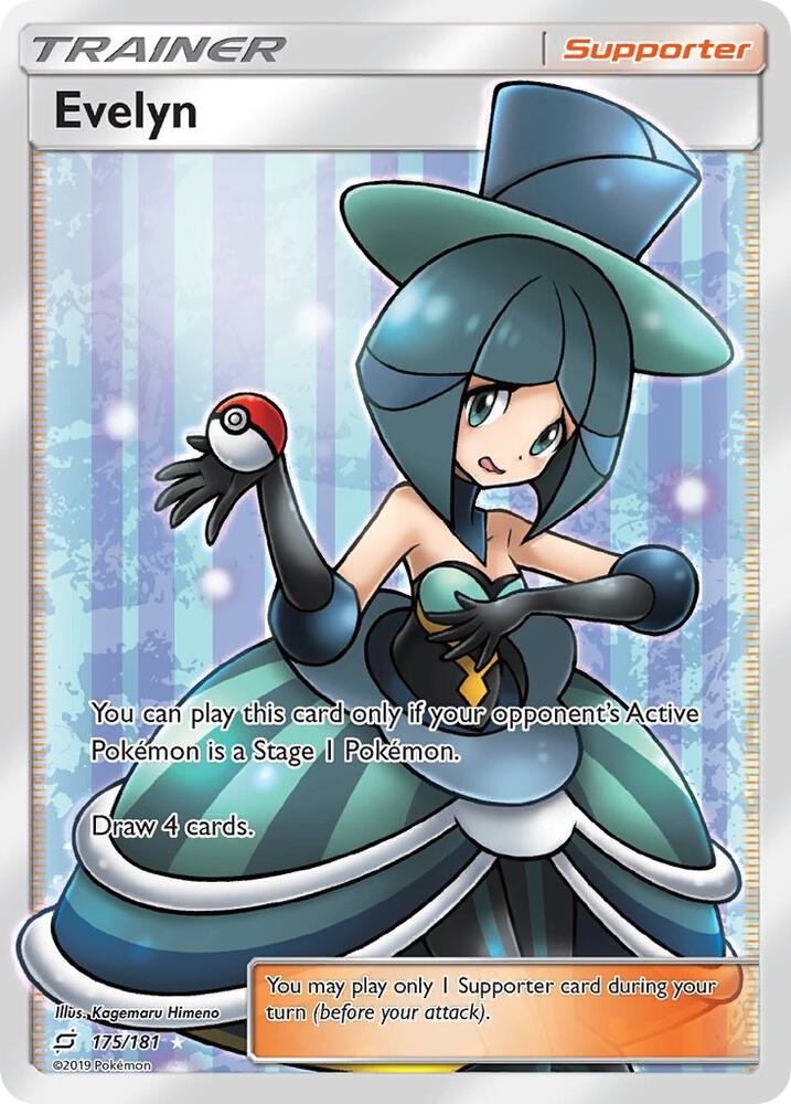 2019 Pokemon SM - Team Up 175/181 Evelyn (Full Art) Ultra Rare