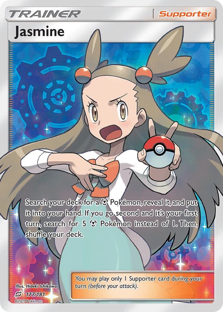 2019 Pokemon SM - Team Up 177/181 Jasmine (Full Art) Ultra Rare