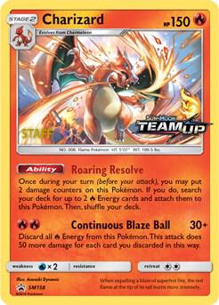 2016 Pokemon SM Promos SM158 Charizard - SM158 [Staff] Promo