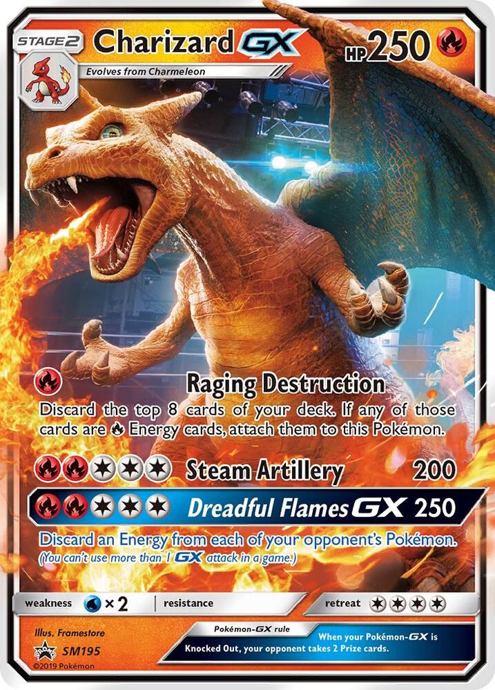 2016 Pokemon SM Promos SM195 Charizard GX - SM195 Promo