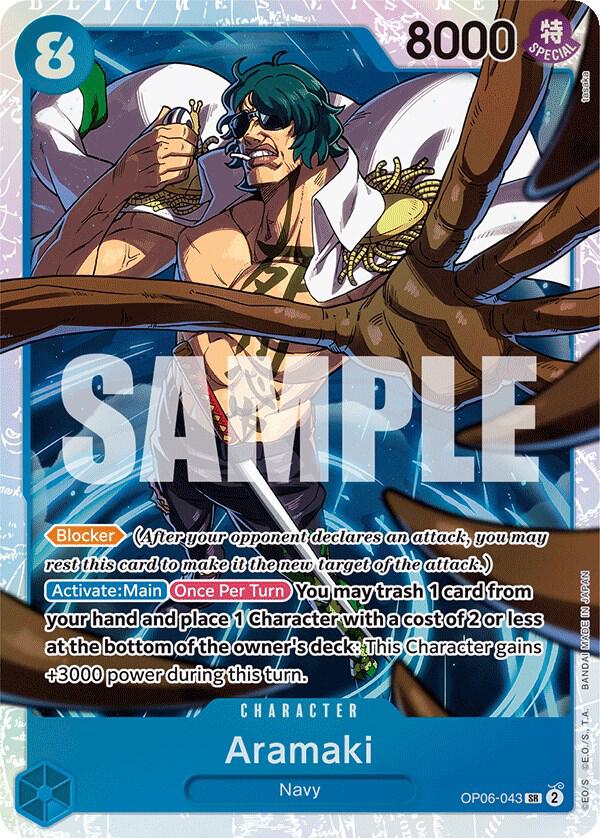 Aramaki OP06-043 (Wings of the Captain)  - Foil