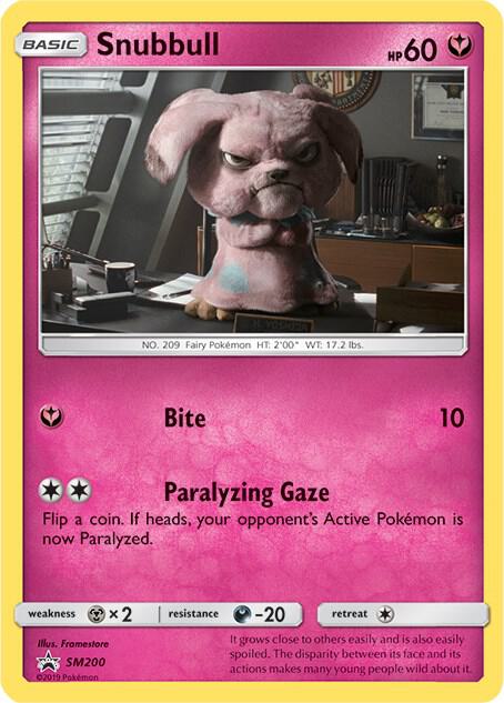 2016 Pokemon SM Promos SM200 Snubbull - (In-Store Event Promo) Promo SEALED