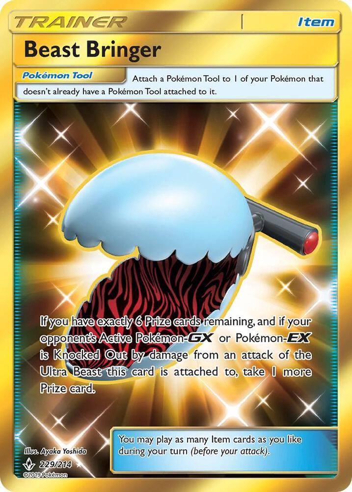 2019 Pokemon SM - Unbroken Bonds 229/214 Beast Bringer (Secret) Secret Rare