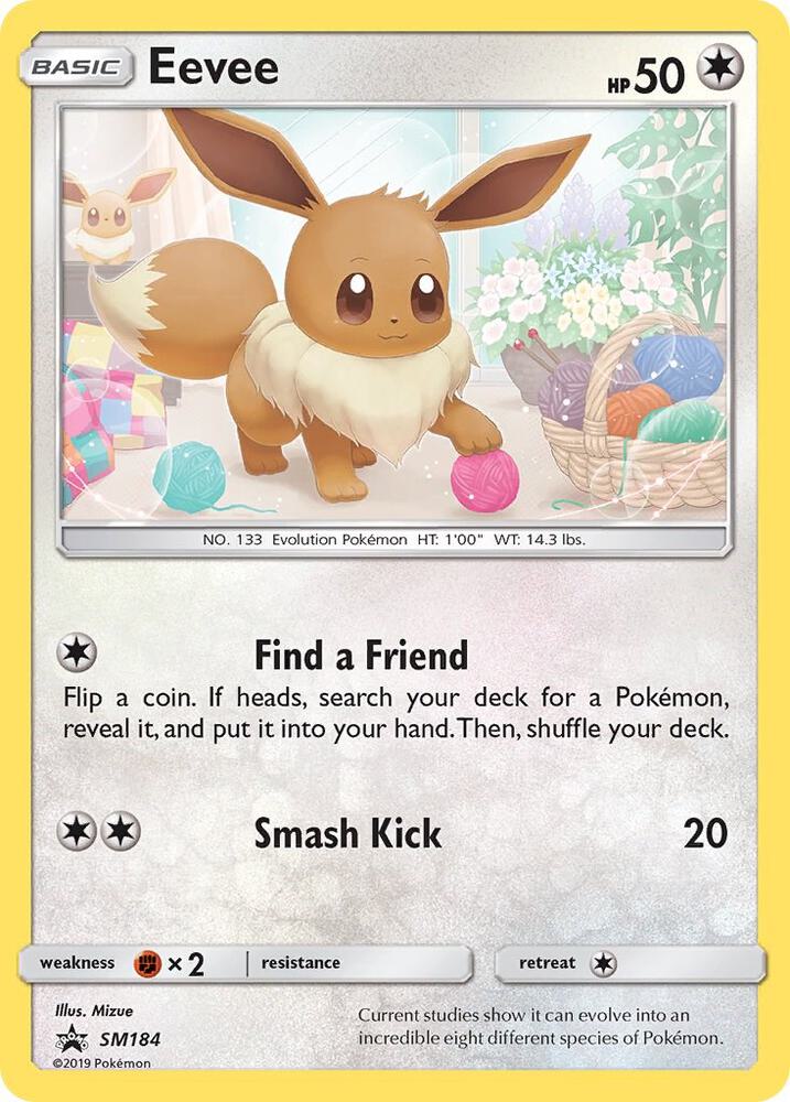 2016 Pokemon SM Promos SM184 Eevee - SM184 Promo