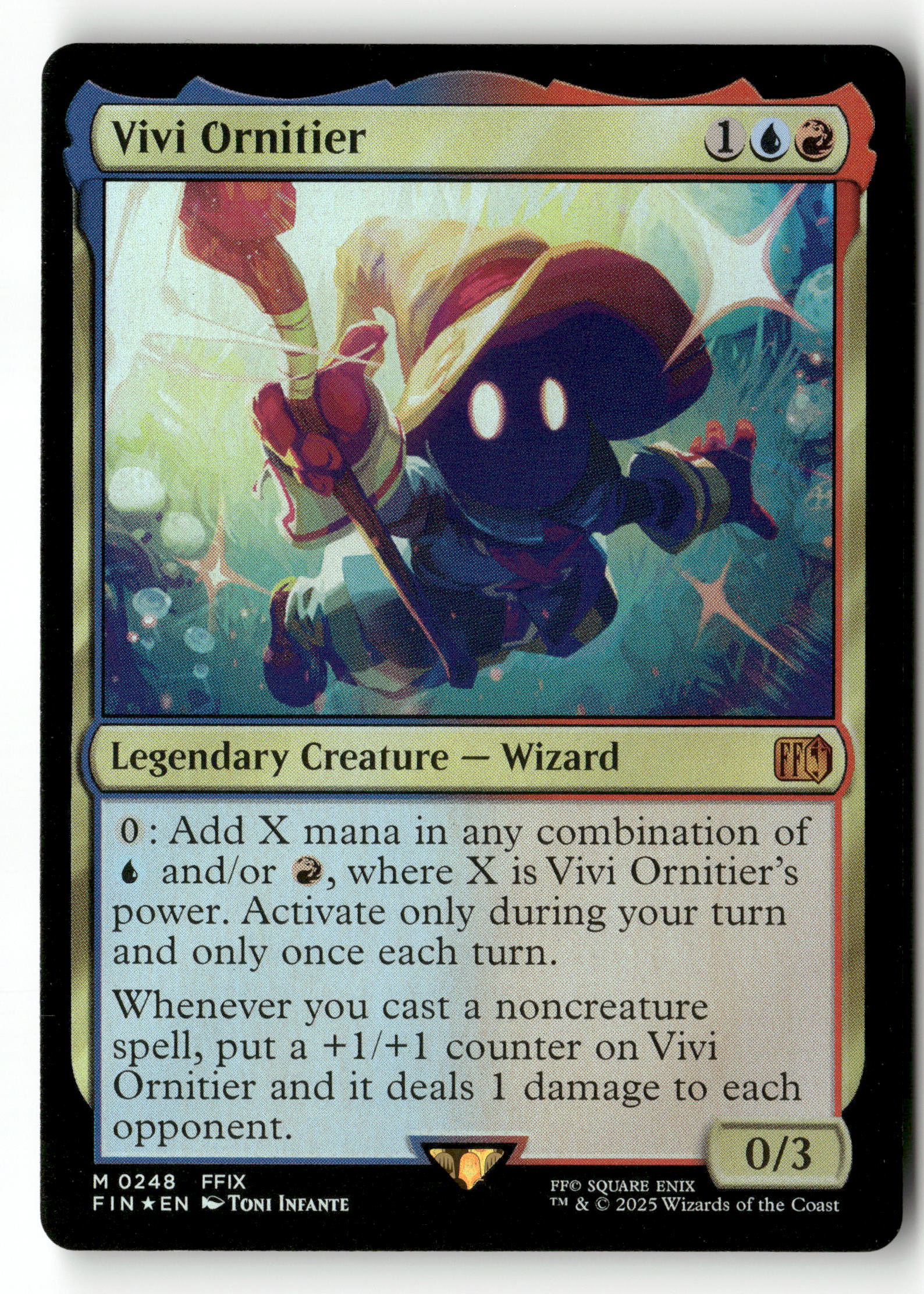 MTG FINAL FANTASY 248 Vivi Ornitier M Foil