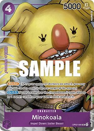 Minokoala (Box Topper) OP02-086 (Paramount War)  - Foil