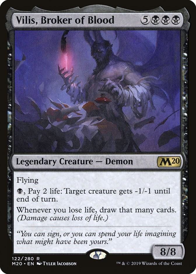 MTG Core Set 2020 122 Vilis, Broker of Blood R NM