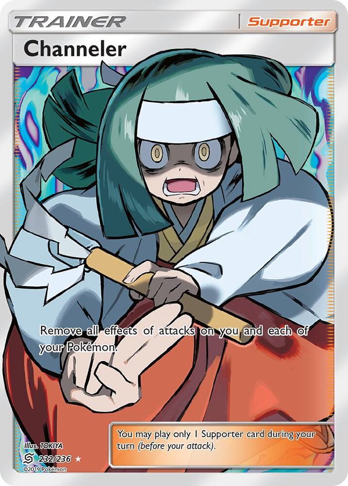 2019 Pokemon SM - Unified Minds 232/236 Channeler (Full Art) Ultra Rare