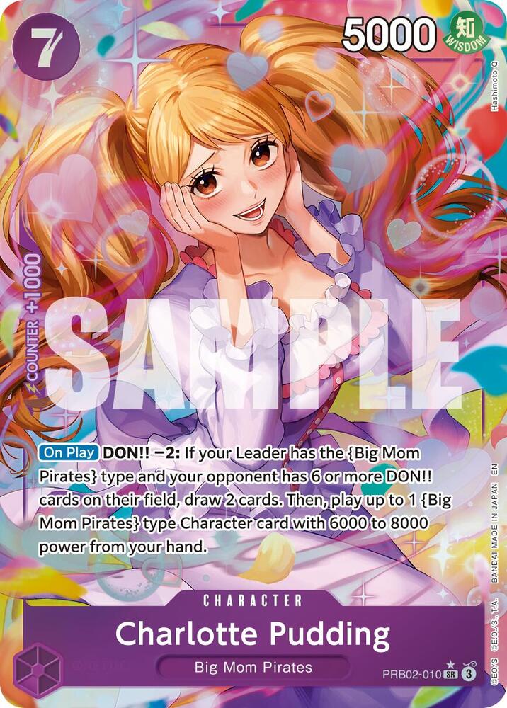 Charlotte Pudding PRB02-010 (Premium Booster -The Best- Vol. 2)  - Alternate Art Foil