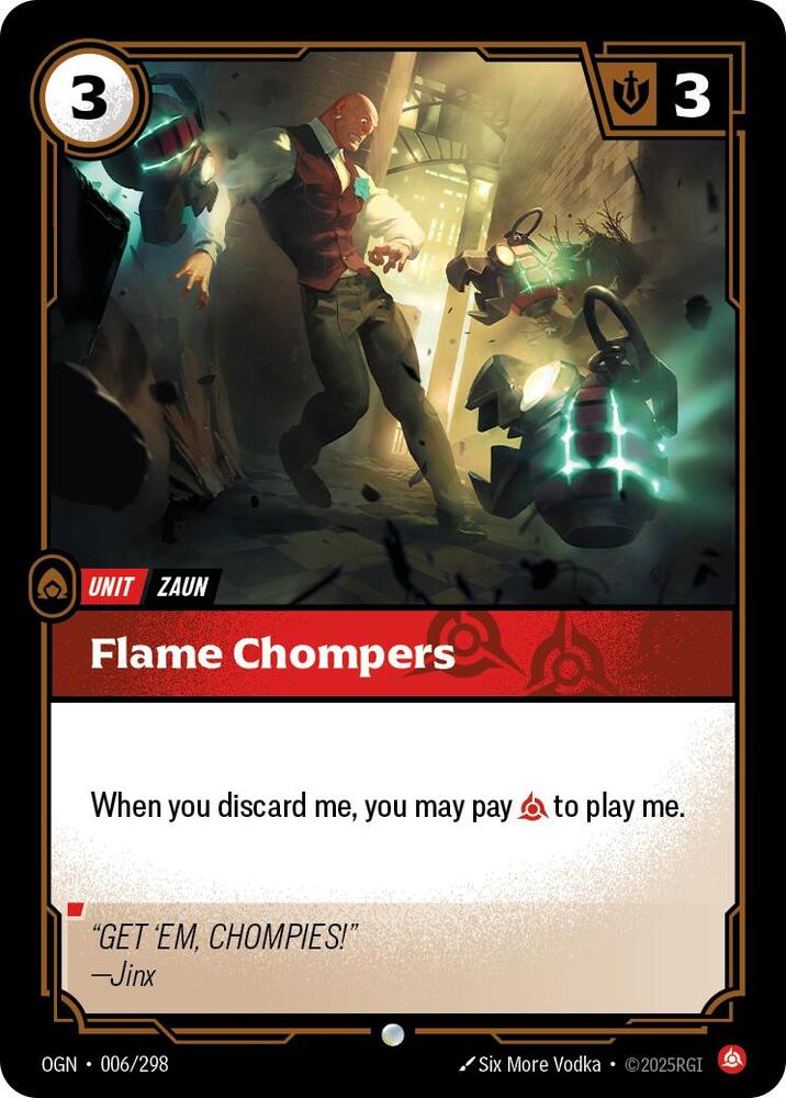 Flame Chompers 006/298 (Origins) 