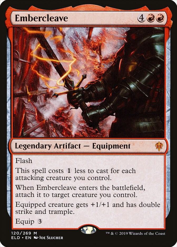 MTG Throne of Eldraine 120 Embercleave M NM
