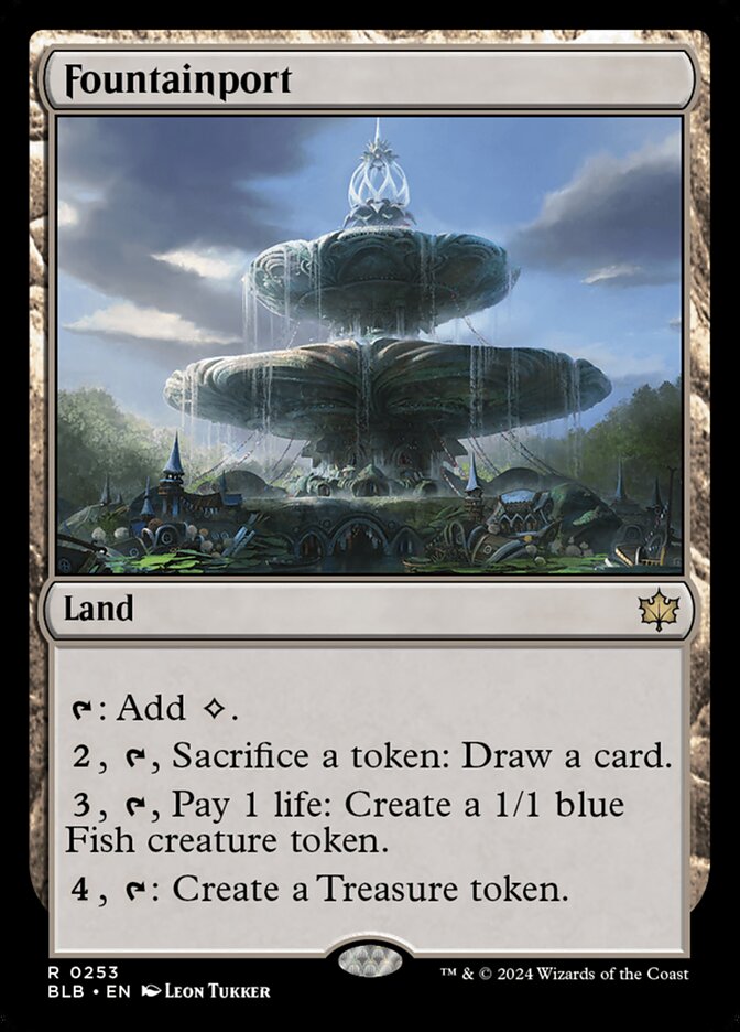 Fountainport 253 (Bloomburrow)  - Foil