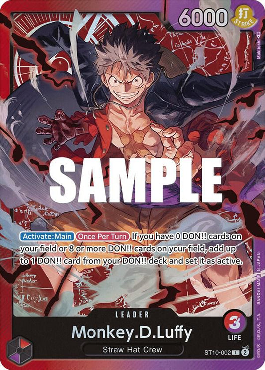 Monkey.D.Luffy ST10-002 (Ultra Deck: The Three Captains)  - Foil