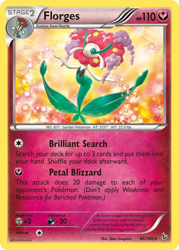 Florges 66/106 (XY - Flashfire)  - Holofoil