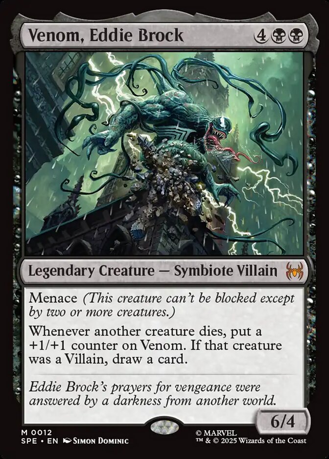 Venom Eddie Brock 12 (Marvel's Spider-Man: Eternal-Legal)  - Foil