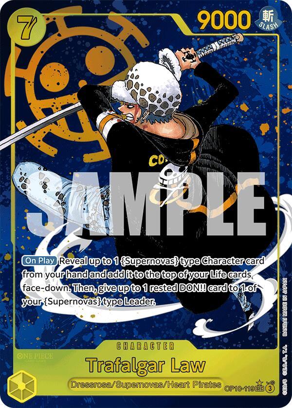 Trafalgar Law OP10-119 (Royal Blood)  - Alternate Art Foil
