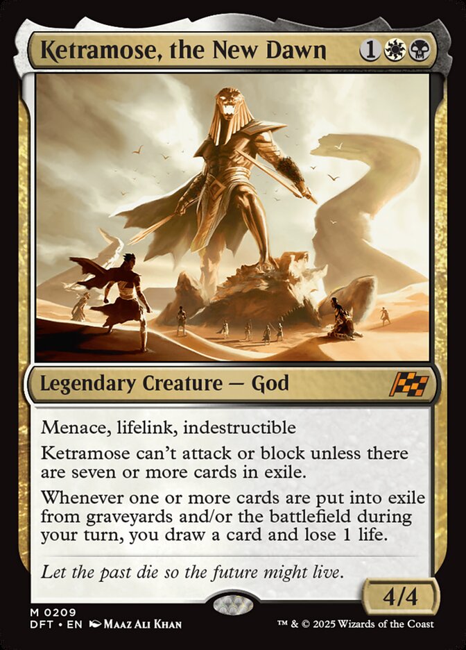 Ketramose, the New Dawn 209/291 (Aetherdrift) 