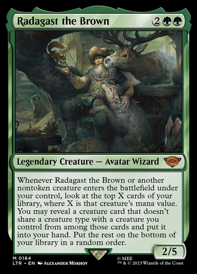 Radagast the Brown 184/281 (Universes Beyond: The Lord of the Rings: Tales of Middle-earth) 