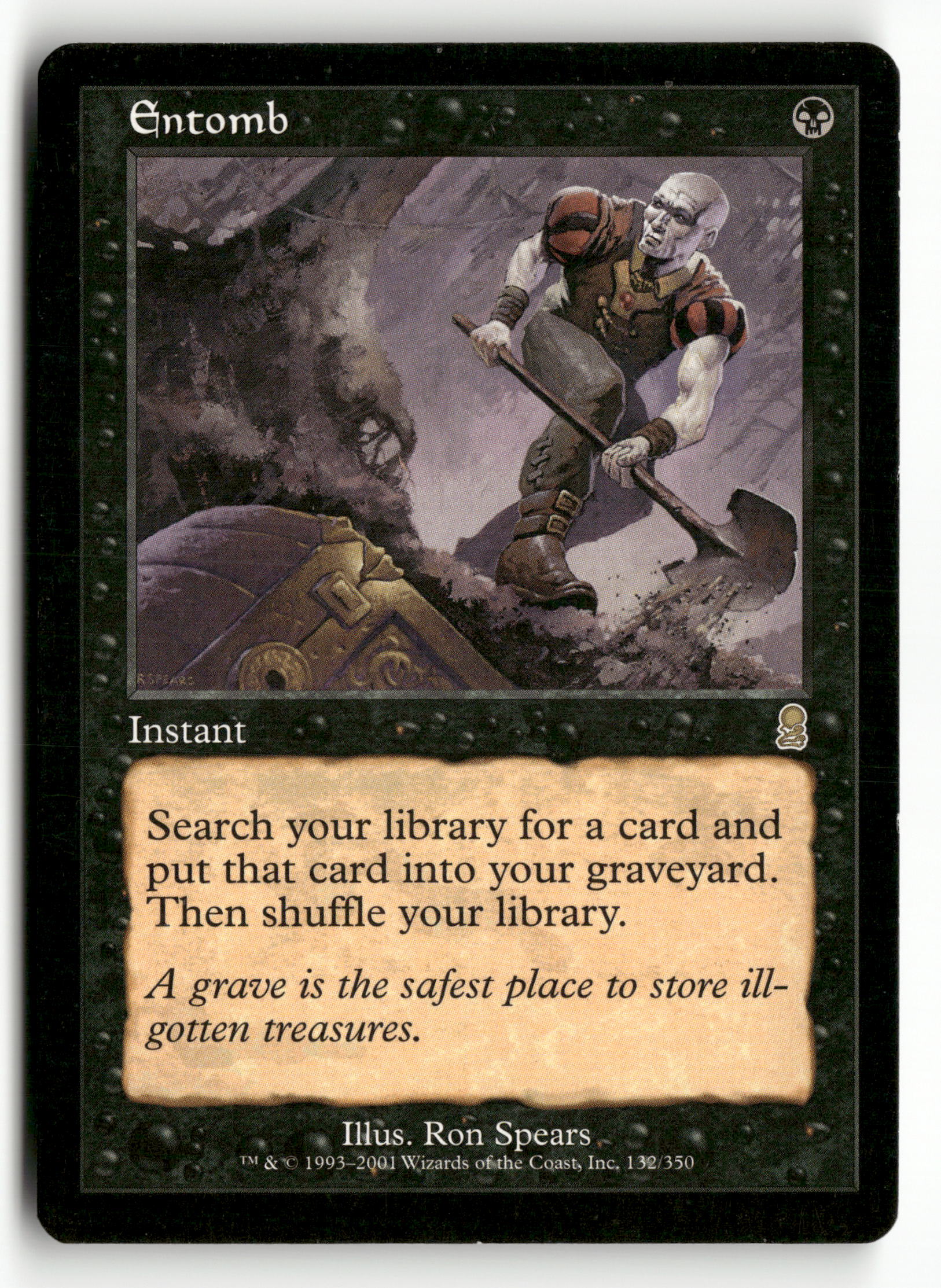 2001 MTG Magic The Gathering Odyssey 132/350 Entomb