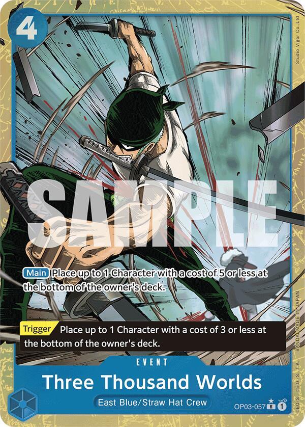 Three Thousand Worlds OP03-057 (Premium Booster -The Best-)  - Alternate Art Foil