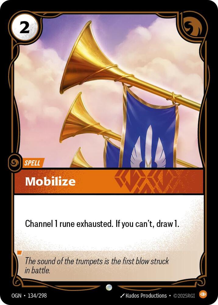 Mobilize 134/298 (Origins)  - Foil