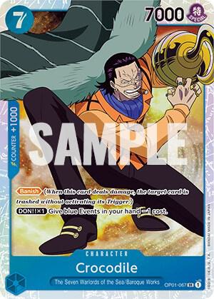 Crocodile OP01-067 (Romance Dawn)  - Foil