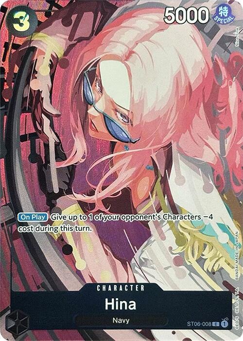 Hina (PCC Vol.2) ST06-008 (One Piece Promotion Cards)  - Alternate Art Foil
