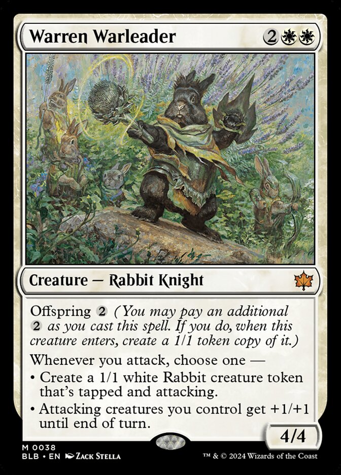 Warren Warleader 38 (Bloomburrow) 