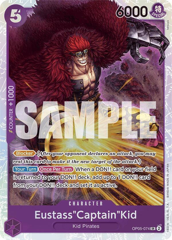 Eustass"Captain"Kid (Reprint) OP05-074 (Premium Booster -The Best-)  - Foil