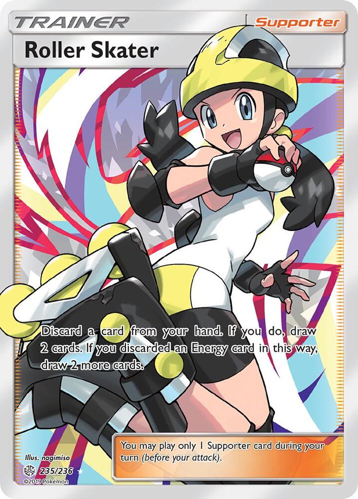 2019 Pokemon SM - Cosmic Eclipse 235/236 Roller Skater (Full Art) Ultra Rare