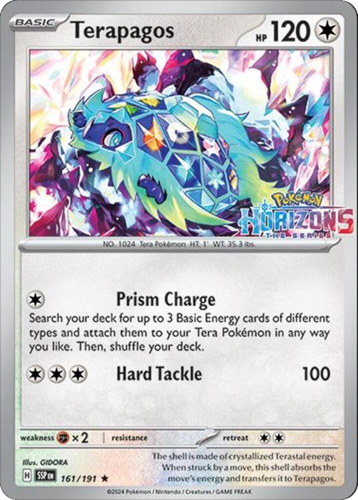 Terapagos 161/191 (Miscellaneous Cards & Products)  - Reverse Holofoil