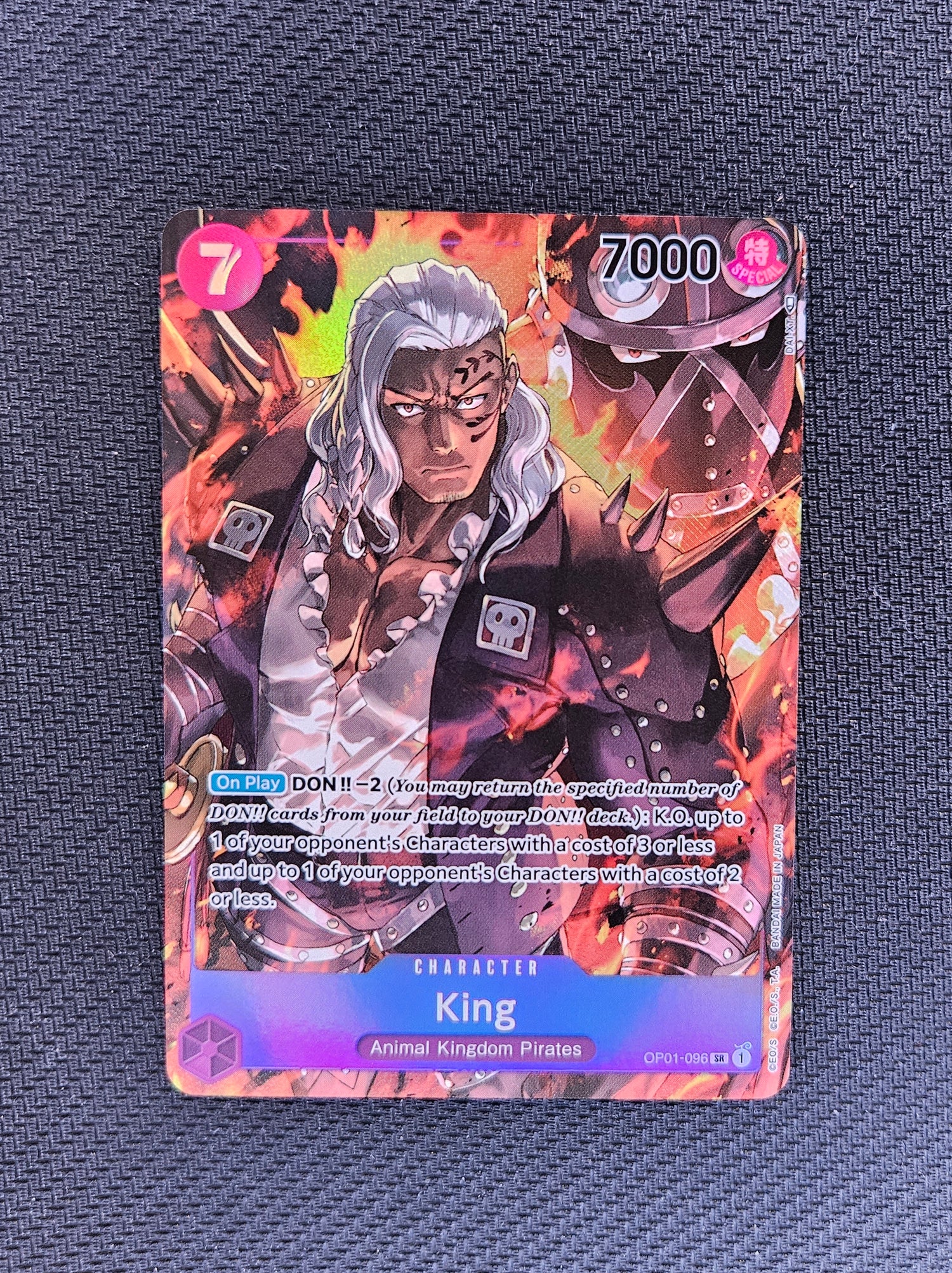 ONE PIECE CARD GAME OP01-096 KING