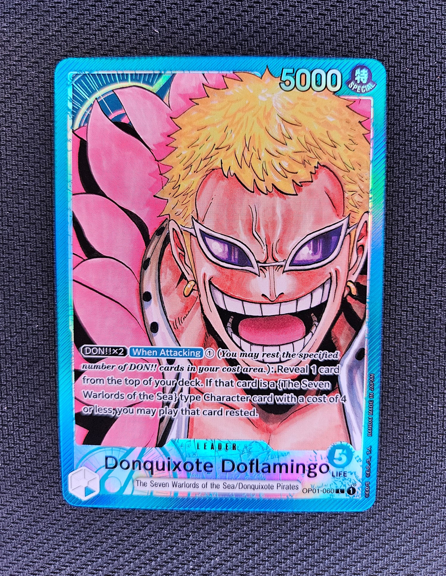 ONE PIECE CARD carte GAME op01-060 L- NEAR MINT-MADE IN JAPAN EUR