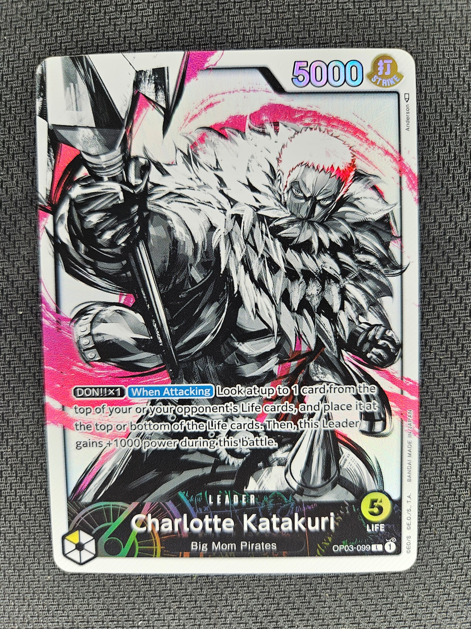 ONE PIECE CARD GAME OP03-099 L Charlotte Katakuri