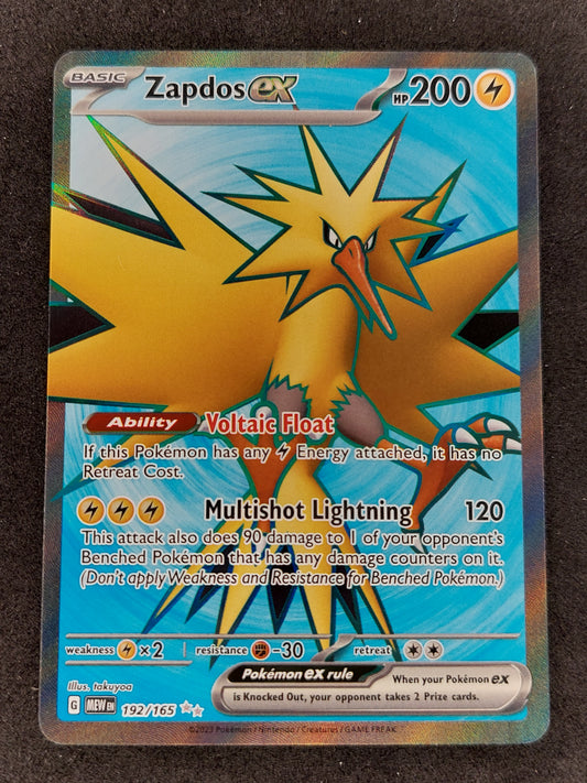 POKEMON 151 - Pokémon - Graded Card Zapdos EX - Special Art - 202