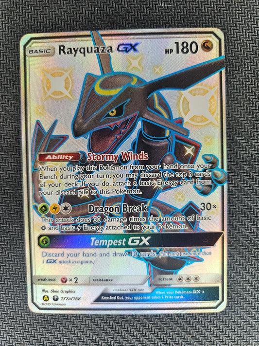 Pokémon Hidden Fates Shiny Rayquaza GX Promo PSA 9