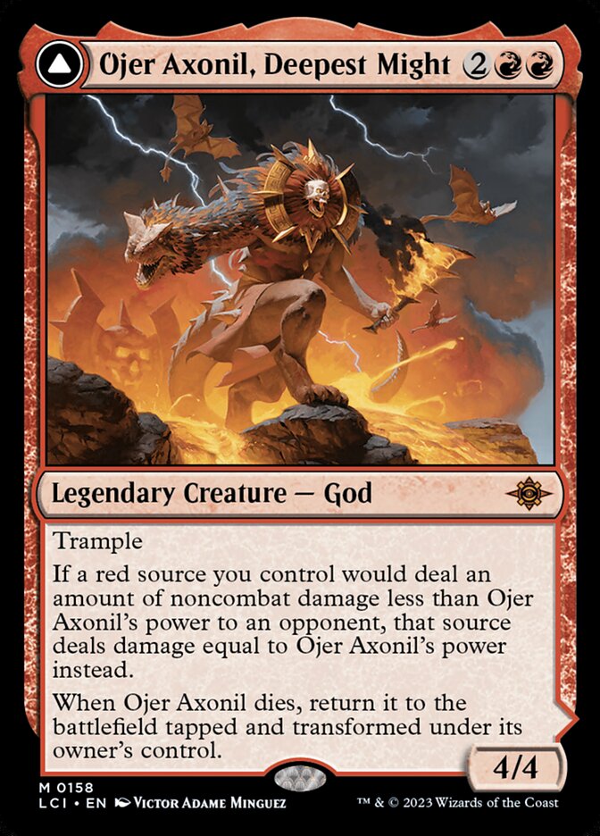 Ojer Axonil, Deepest Might // Temple of Power 158 (The Lost Caverns of Ixalan) 