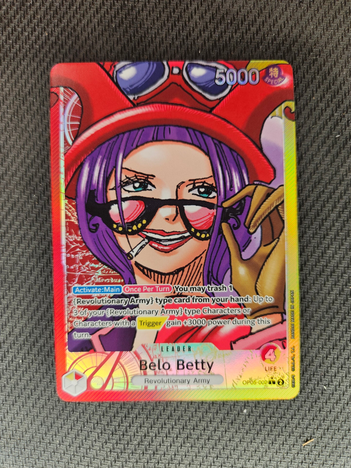 One Piece TCG Awakening Of The New Era Op05-002 Belo Betty Alt Art Lea ...