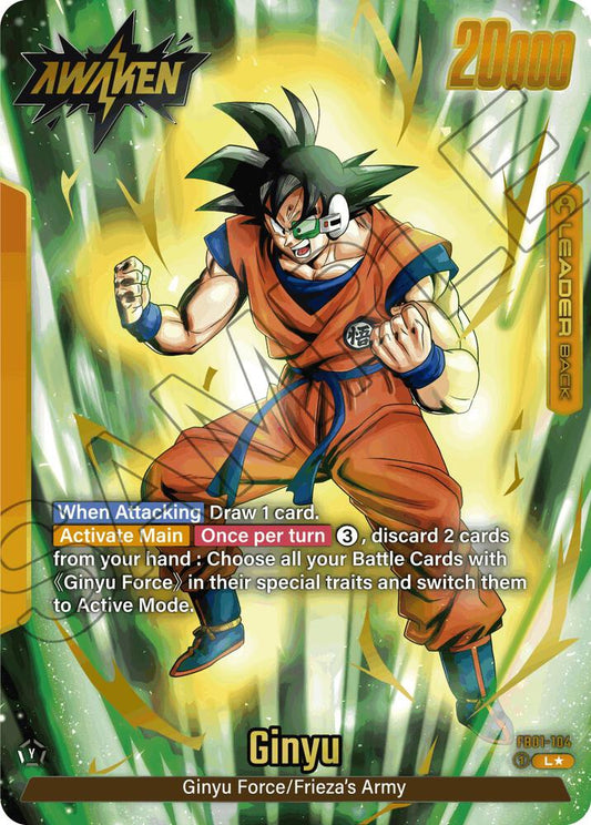 Ginyu FB01 104 Alternate Art FB01-104 (Awakened Pulse)  - Holofoil