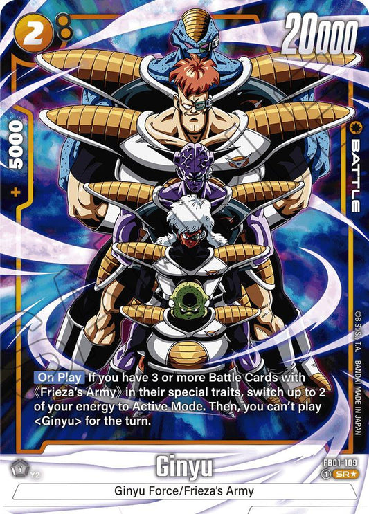 Ginyu FB01 109 Alternate Art FB01-109 (Awakened Pulse)  - Holofoil