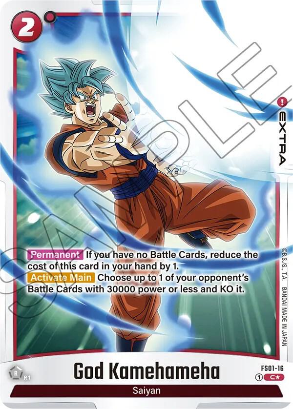 God Kamehameha Bonus Pack Alternate Art FS01-16 (Starter Deck 1: Son Goku)  - Holofoil
