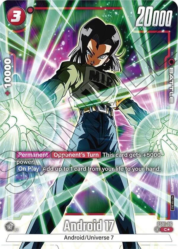 Android 17 Tournament Pack Winner 01 FS01-06 (Tournament and Championship Promos)  - Holofoil